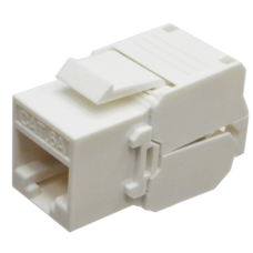 Модуль KeyStone RJ45 UTP, кат. 6a, безінструментний, Slim LW LW-KJ6A-04-C6A