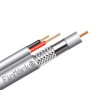 Коаксіальний кабель FinMark F5967BVcu-2x0.75 POWER White