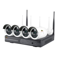 Комплект відеоспостереження Partizan Outdoor Wireless Kit 2MP 4xIP v1.1