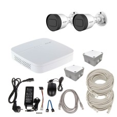 Вуличний IP комплект відеоспостереження Dahua IP-KIT2x1080P-OUT