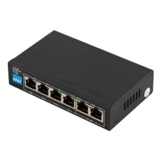 4-портовий PoE-комутатор FoxGate S5904P-FE2-AI (60W)