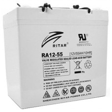 Акумуляторна батарея RITAR RA12-55, 12V 55.0Ah