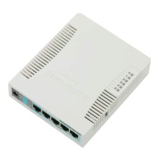 Wi-Fi точка доступу з 5-портами Ethernet MikroTik RB951G-2HnD