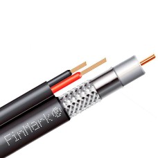 Коаксіальний кабель FinMark F5967BVcu-2x0.75 POWER Black