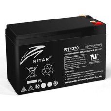 Акумуляторна батарея RITAR RT1270, Black 12V 7.0Ah