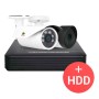 Комплект відеоспостереження Partizan PRO AHD-36 2xCAM + 1xDVR + HDD