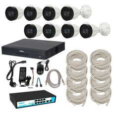 IP комплект відеоспостереження KIT-8IP2mp-Out-Optima