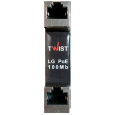 Пристрiй захисту порту Ethernet TWIST LG-POE-100Mb-2U