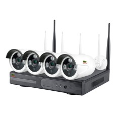 Комплект відеоспостереження Partizan Outdoor Wireless Kit 4MP 4xIP v1.0