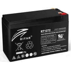 Акумуляторна батарея RITAR RT1272, Black 12V 7.2Ah