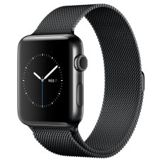 Смарт-часы Apple Watch S2 42mm Sp.Bl St.St/Sp.Bl Milan (MNQ12RU/A)