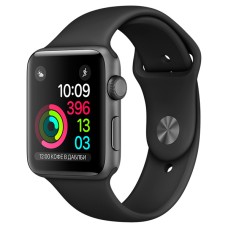 Смарт-часы Apple Watch S1 Sport 38mm Sp.Grey Al/Black (MP022RU/A)